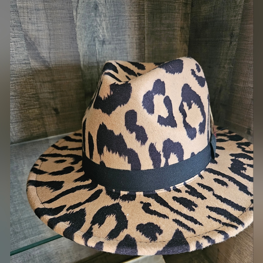 Leopard Print Fedora